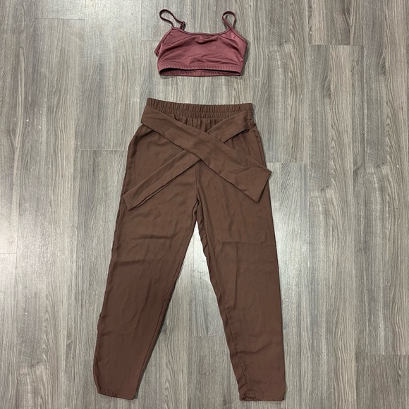 Weissman Wrap Pants & Mesh Crop Top Dance Costume - Picture 2 of 6